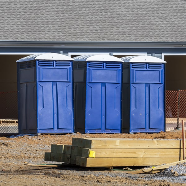 are there any restrictions on where i can place the portable toilets during my rental period in Trail